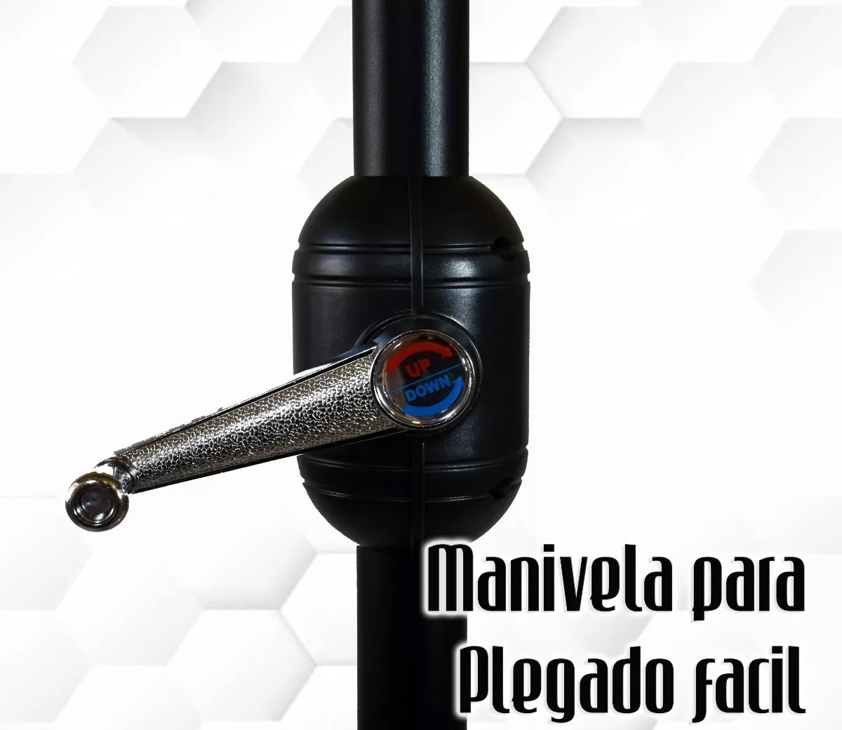 Miniatura 3 de Sombrilla Sol 2.7 Manivela Playa Rojo